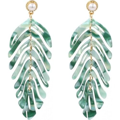 New Botanical Handmade Earrings FashionTassel Long Hanging Earrings Female Wedding Earings for Woman Party Girl Gift Jewelry