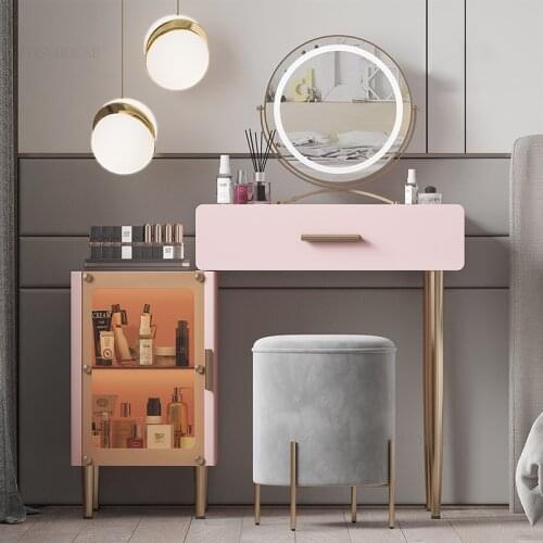Dormitory Hotel Drawer Dressers Modern Minimalist Small Apartment Bedroom Furniture Dressing Table Homestay Villa Vanity Desk