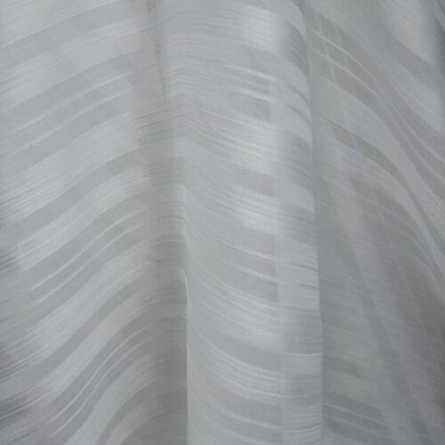 Chiffon crepe silk pure white soft silky strips fabric light breathable DIY dress fabric