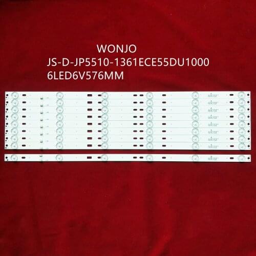 LED Backlight strip 6 LED JS-D-JP5510-B61EC E55DU1000