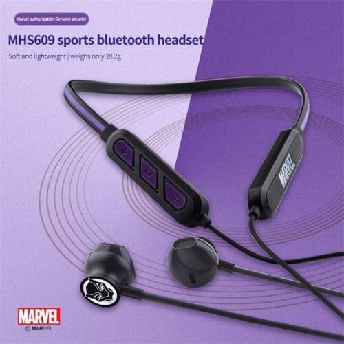 Marvel Iron man Spider-man Bluetooth 4.2 Earphones Universal Dual Wireless Sports Stereo Music Headset for Android iPhone