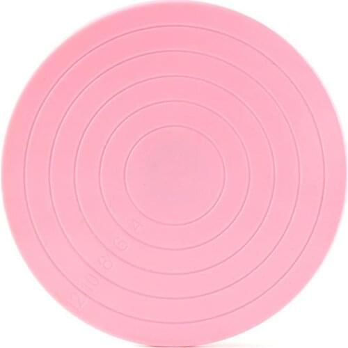 5.5 Inch Rotating Cake Turntable Revolving Cake Stand Sugar Craft Turntable Platform Cupcake Swivel Plate Revolving Baking Tools