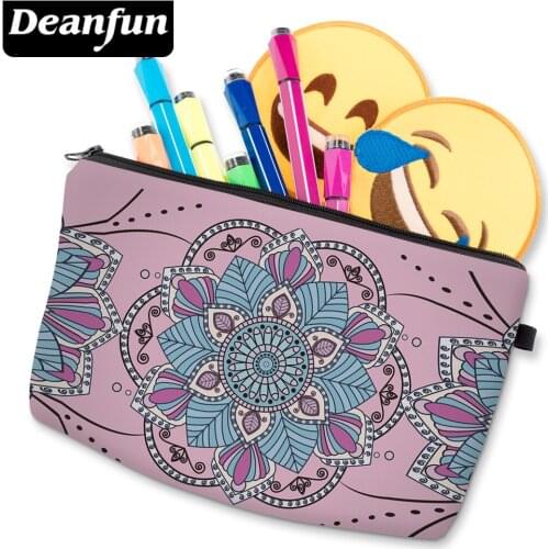 Deanfun Women Cosmetic Bags 3D Printed Flower Fashion for Travelling Makeup Organizer 51241