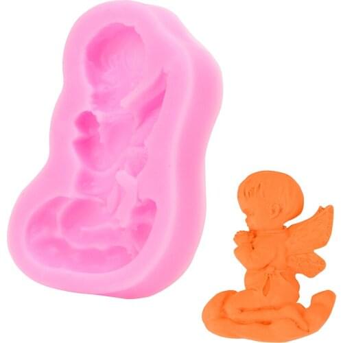 Fondant Chocolate Mould Angel Mold Silicone Cake Tools Kitchen Accessories Bakeware Gadgets