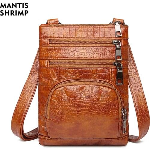 Women Shoulder Bag High Quality Soft Pu Leather Messenger Vintage Shoulder Bag Female Cross-body Soft Casual Shopping Bags