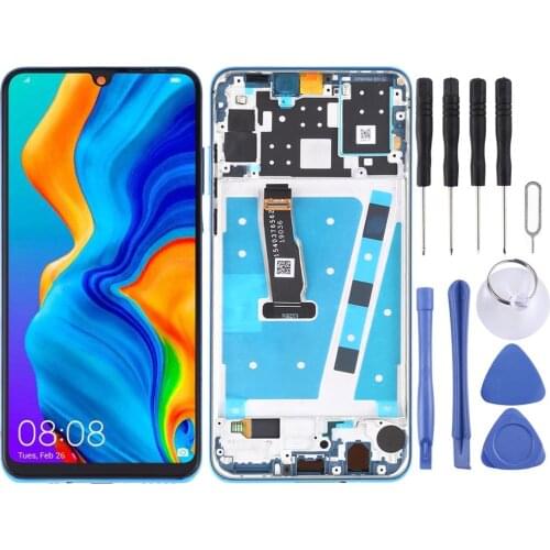 LCD Screen and Digitizer Full Assembly with Frame for Huawei P30 Lite / Nova 4e