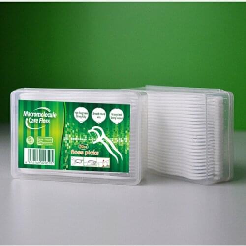 Dental Floss 50 Square Boxed Dental Floss Stick Dental Oral Gift Custom Disposable Toothpicks