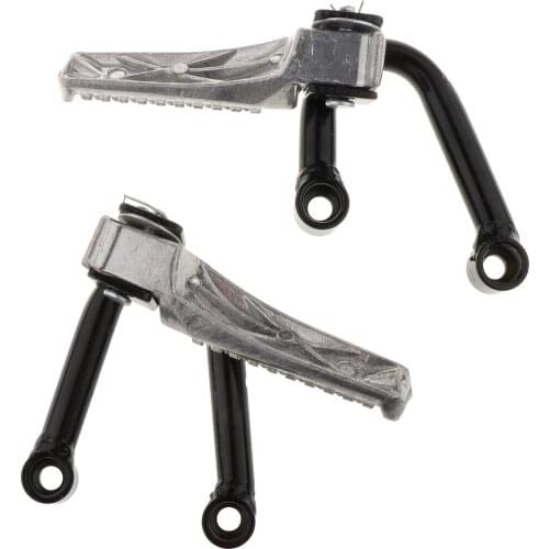 1Pair Motorcycles Footpegs Rear Passenger Foot Pegs Foot Rests Pedal Bracket