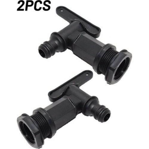 2Pcs Plastic 3/4Inch Garden IBC Tank Container Barrel Joint Faucet Connection Adapter Garden Irrigation Connection