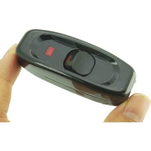 2 Pack Inline ON/OFF Table Lamp Desk Light Cord Switch LED Indicator 110~250V 10A