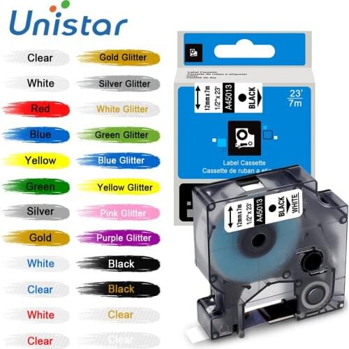 45013 45010 40913 Compatible for Dymo for D1 Label Tape40910 43613 43610 Ribbon for dymo label manager LM 160 280 Label Maker