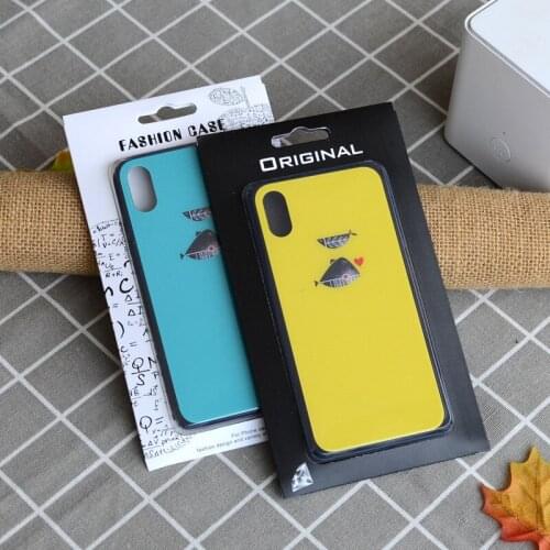 500pcs/lot Universal Mobile Phone PVC Package Box Retail Packaging Box For mobile phone shell iphone X 7 6 8plus case