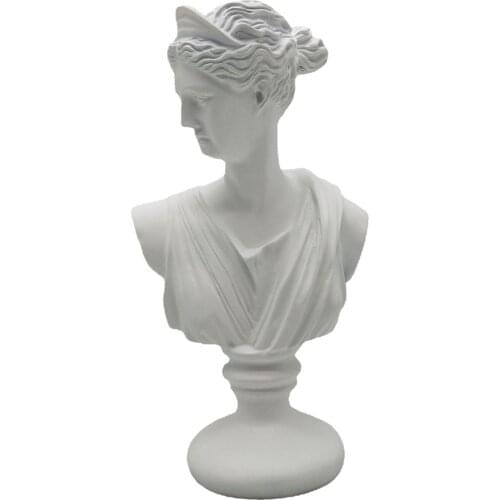 Apollo Head Portraits Bust Greek Mythology Artemis Statue Home Decoration Resin Art&Craft Sketch Practice