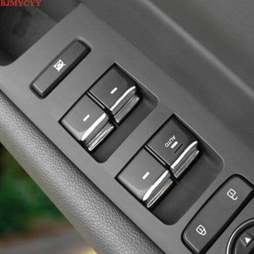 BJMYCYY car styling ABS 7PCS/SET Car window lift buttons decorate sequins For Hyundai Sonata 9 mk9 2019 car accessories