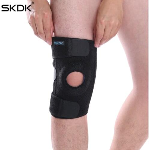 Knee Brace Compression Sleeve Knee Wrap Support Side Stays Knee Stabilizer for Pain Relief Injury Recovery Prevention Injuries