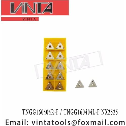 Free shipping high quality TNGG160404R-F NX2525 / TNGG160404L-F NX2525 cnc carbide turning inserts
