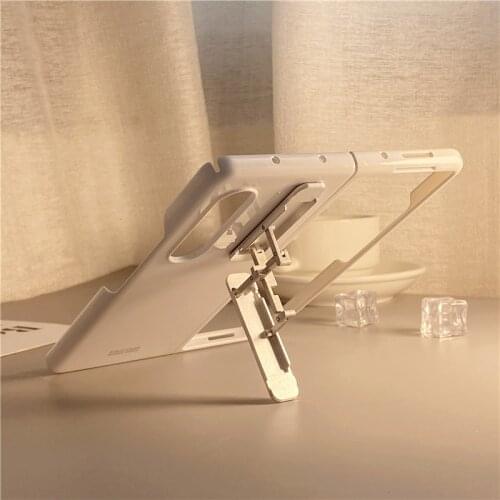 For Galaxy ZFold3 Cases Simple Bracket Phone Holder Case Valentine Day Gift for Samsung ZFold3 Back Cover for Z FOLD 3 Etui