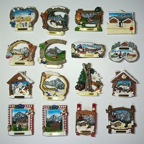 Europe Switzerland Lucerne Magnet Tourist Souvenirs Refrigerator Magnetic Stickers Travel Gifts