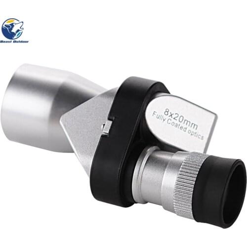 Hot selling HD 8x20 Monocular Telescope binoculars Zooming Focus Green Film Binoculo Optical Hunting High Quality Tourism