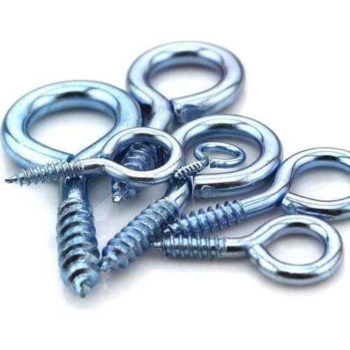 M3.5x31x7.9mm, Steel Screw Eye Rings Arts Crafts, All steel, non-magnetic & won't rust,10pcs/pack