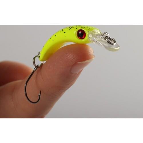 New Fishing Lure 1.3g 40mm Trout Mini Crankbait Wobblers Fishing Tackle Freshwater Minnow Crank Artificial Hard Bait Bass