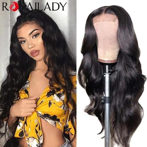 Body Wave Lace Front Wigs Human Hair 4x4 Lace Closure Wigs Pre Plucked Bleached Knots 150% Density Human Hair Wigs for Women