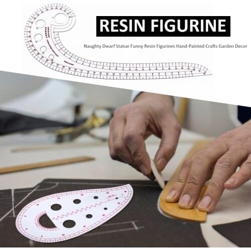 Plastic Transparent Comma Shaped Curve Ruler Styling Design Ruler Sewing Tools Multifunctional Sewing Curve Design French Tools