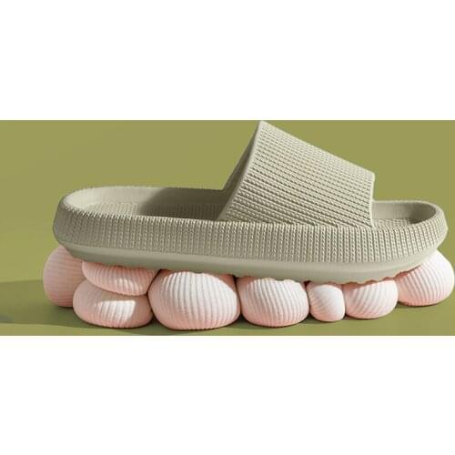 Thick Platform Women Slippers Summer Beach Eva Soft Sole Sandals Casual Men Ladies Indoor Bathroom Anti-slip Lovers Shoes