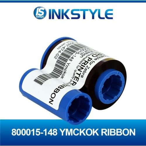 2pcs/Lot Generic 800015-148 YMCKOK Ribbon 170prints for Zebra P400 P420C P500 P520C P600 P720C Card Printer
