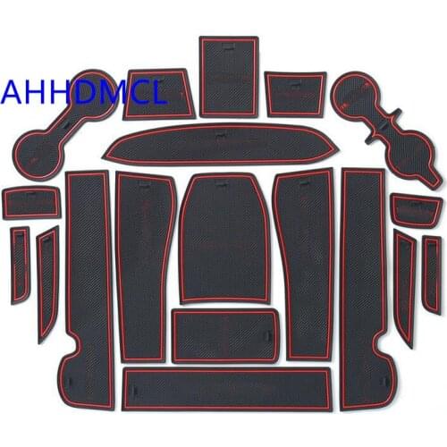 Car Anti-Dirty Pad Door Groove Gate Slot Cup Armrest Storage Pad Mat For Chevrolet Trailblazer 2019 2020