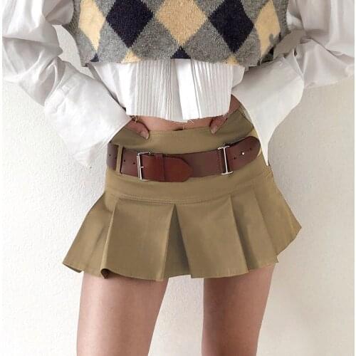 HEYMAYDAY Women's Pleated Skirts