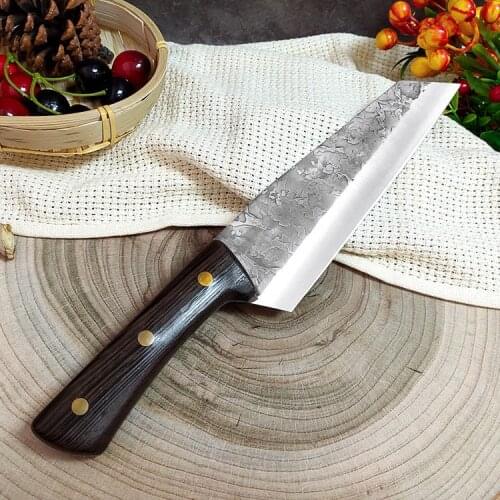 Forged Boning Knife Butcher Knife Kitchen Stainless Steel Meat Chopping Knife Serbian Chef Slicing Cutter Knife Cooking Tools
