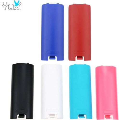 YuXi Battery Cover Lid Door Pack Shell Case Replacement Repair Part for Nintend Wii Remote wireless Controller Accessory
