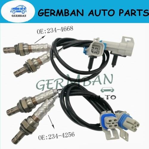 New Manufactured 4X Oxygen Sensor Upstream Downstream For GMC Yukon 2006-2014 Chevy Silverado 1500 234-4668 234-4256 12609457