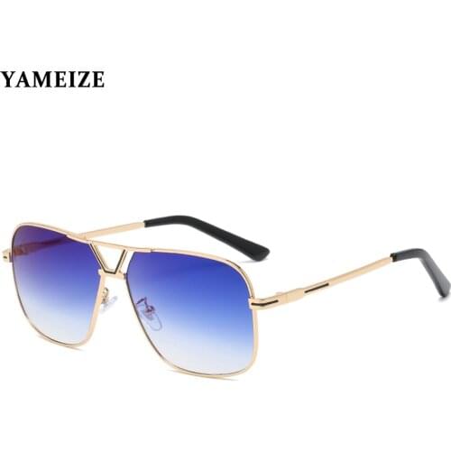 YAMEIZE Fashion Pilot Sunglasses Women Brand Designer Vintage Mens Glasses Classic Retro Pilot Glasses For Men Eyewear Gafas