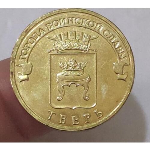 22mm Russian 2014 ,100% Real Genuine Comemorative Coin,Original Collection
