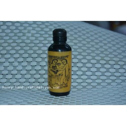 Rare Qing Dynasty bone snuff bottle,Love,#06,Free shipping