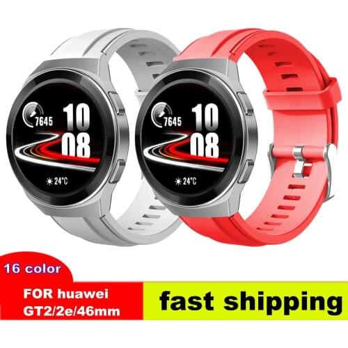 Silicone band for HUAWEI watch GT 2E strap smartwatch watchband Replacement belt bracelet correa watch gt2e 46mm accessories