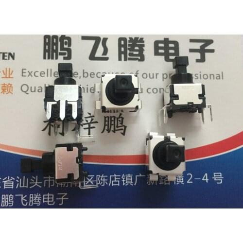 1PCS Japan ALPS SPEF110100 touch switch 9*9 car press self-locking button micro-movement straight plug 6 feet