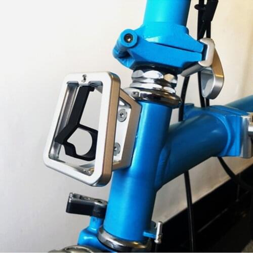 H & H Folding Self-supporting Bracket CNC Aluminum Integrated carrier for brompton bike Bag accessory carrier