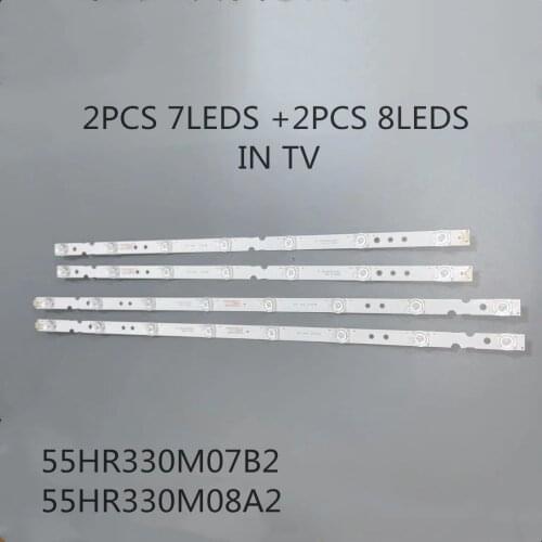 4PCS/SET LED strip 55P65US 55U3800C 55P65 55D6 55F6 55L2 4C-LB5508-HR03J 55HR330M07B2 55HR330M08A2 V2 4C-LB5507-HR03J