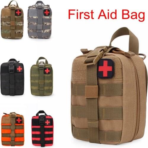 Tactical First Aid Bag Medical Kit Bag Molle EMT Emergency Survival Pouch Outdoor sports Medical Box Waist Fanny Pack 600D