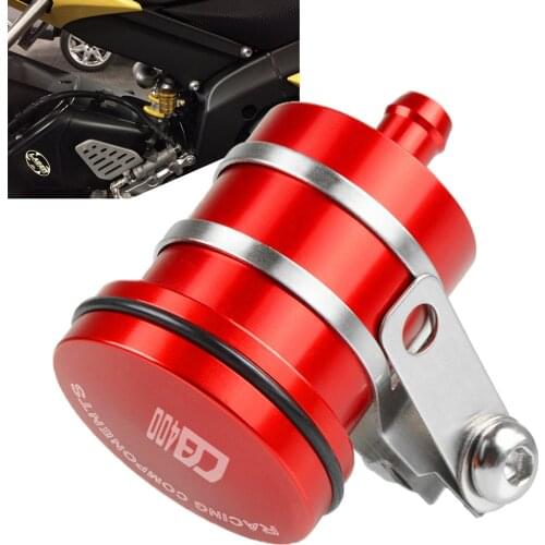 CNC Motorcycle Brake Fluid Reservoir Clutch Tank Oil Fluid Cup For Honda CB400SF CB 400 CB400 VTEC 1 2 3 4 CB-400 1989 1990 1991