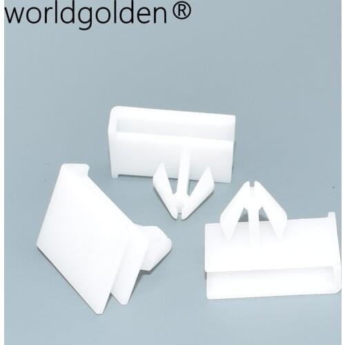 Worldgolden 100pcs auto fasteners Rocker Panel Retainer for Chevrolet Malibu 2004-On for GM 11589176