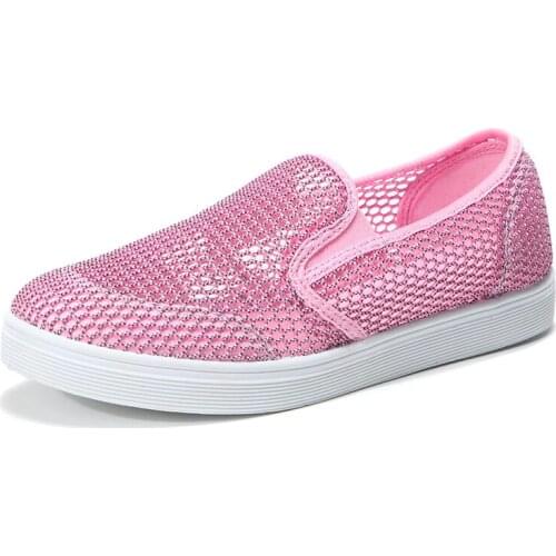 Tenis Feminino 2020 New Women Breathable Sport Shoes Solid Pink Women Tennis Shoes Female Athletic Sneakers Platform Trainers