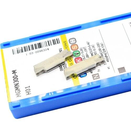 10PCS MGMN300 M H01 High Quality Aluminum Carbide Insert Grooving Aluminum Processing Knife CNC lather Cutting Turning Tool