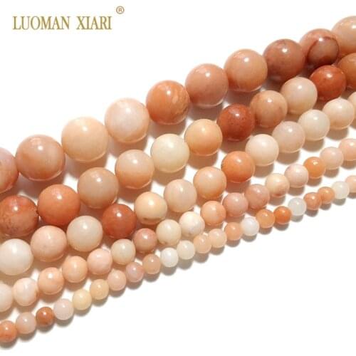 Fine 100% Natural AAA Pink Aventurine Stone Round Beads For Jewelry Making DIY Bracelet Necklace 4/6/8/10 /12 mm Strand 15