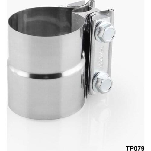 2 inch Exhaust Sleeve Butt Joint Clamp Stainless Steel Exhaust Band Clamp Strap