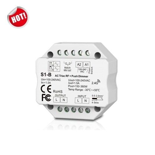 AC Triac RF Dimmer &Push Dimmer S1-B