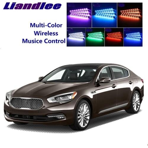 Liandlee Car Neon Color-Changing Light of Atmibient Inside Footwell Light For KIA K900 2013~2018